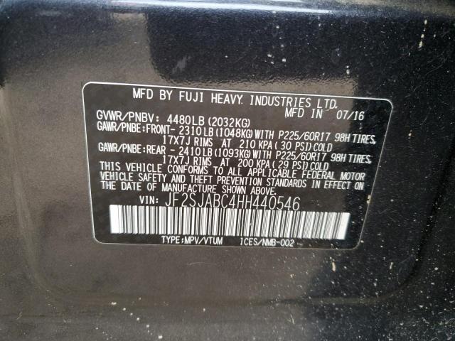 Photo 11 VIN: JF2SJABC4HH440546 - SUBARU FORESTER 