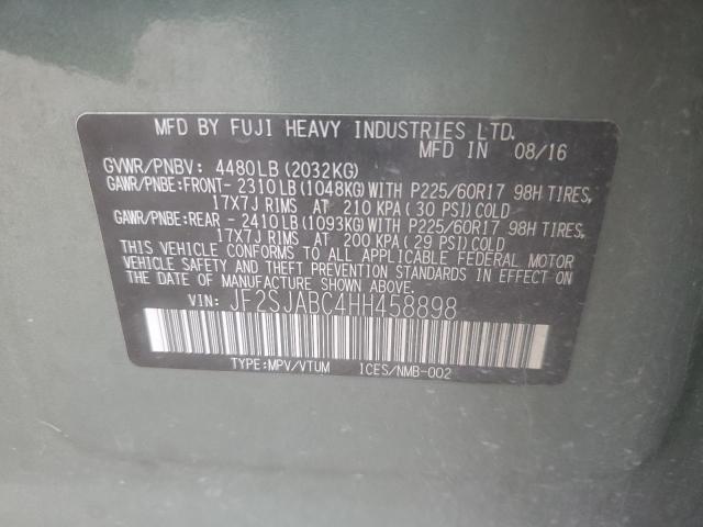 Photo 13 VIN: JF2SJABC4HH458898 - SUBARU FORESTER 2 