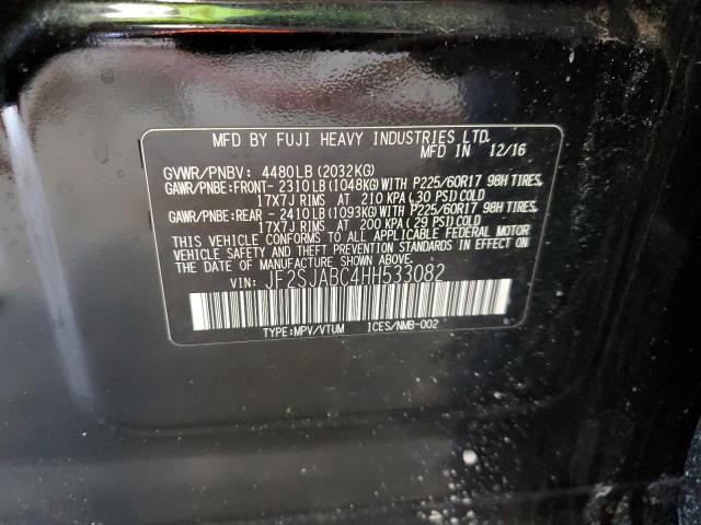 Photo 11 VIN: JF2SJABC4HH533082 - SUBARU FORESTER 