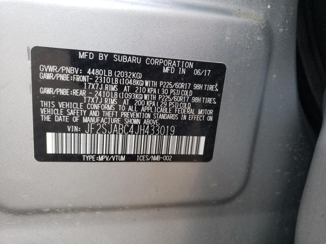 Photo 12 VIN: JF2SJABC4JH433019 - SUBARU FORESTER 2 