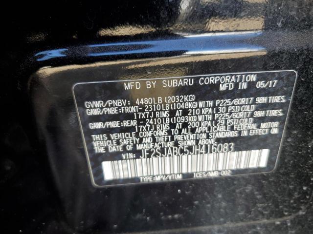 Photo 12 VIN: JF2SJABC5JH416083 - SUBARU FORESTER 2 