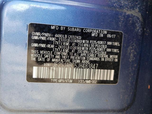 Photo 9 VIN: JF2SJABC5JH483847 - SUBARU FORESTER 2 