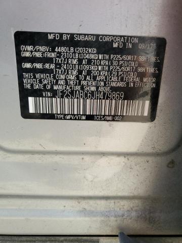 Photo 12 VIN: JF2SJABC6JH479869 - SUBARU FORESTER 2 