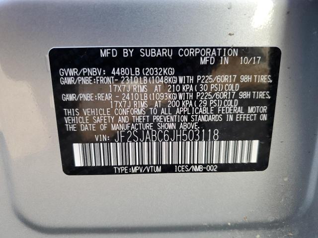 Photo 12 VIN: JF2SJABC6JH503118 - SUBARU FORESTER 2 