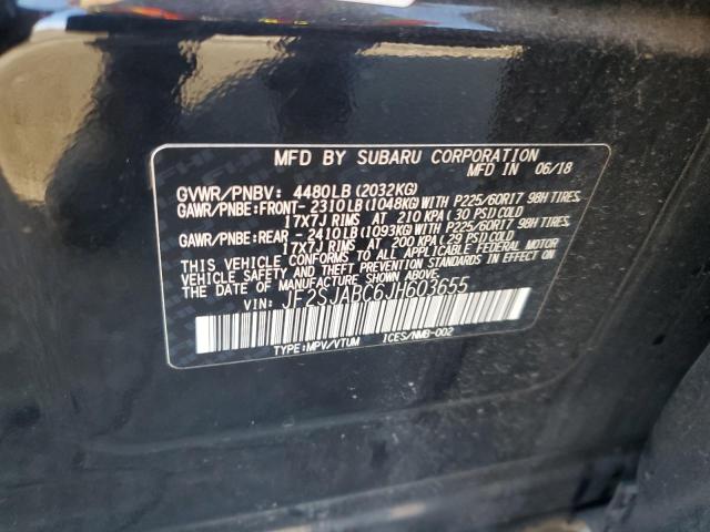 Photo 12 VIN: JF2SJABC6JH603655 - SUBARU FORESTER 2 