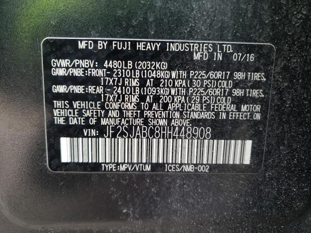 Photo 12 VIN: JF2SJABC8HH448908 - SUBARU FORESTER 2 