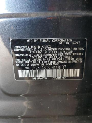 Photo 11 VIN: JF2SJABC8JH448137 - SUBARU FORESTER 