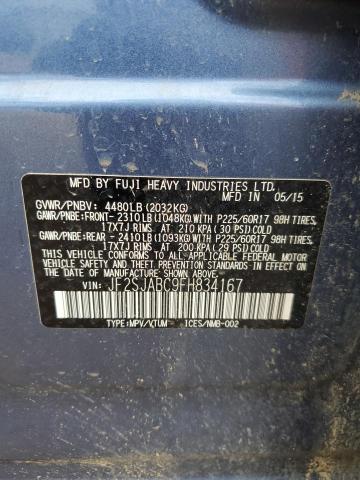 Photo 11 VIN: JF2SJABC9FH834167 - SUBARU FORESTER 