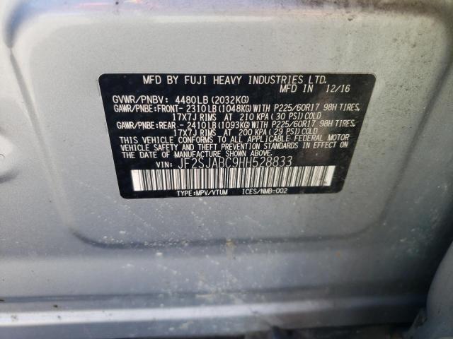 Photo 9 VIN: JF2SJABC9HH528833 - SUBARU FORESTER 2 