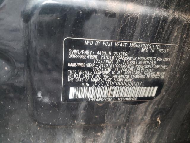 Photo 9 VIN: JF2SJABC9HH568507 - SUBARU FORESTER 