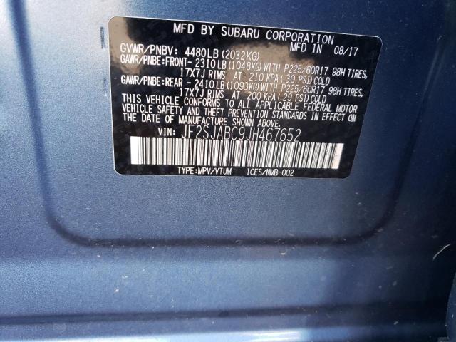 Photo 11 VIN: JF2SJABC9JH467652 - SUBARU FORESTER 2 