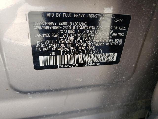 Photo 12 VIN: JF2SJABCXFH449913 - SUBARU FORESTER 2 