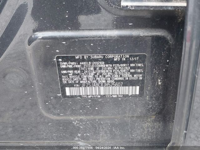 Photo 8 VIN: JF2SJABCXJH525607 - SUBARU FORESTER 