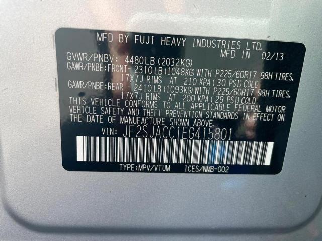 Photo 8 VIN: JF2SJACC1EG415801 - SUBARU FORESTER 2 