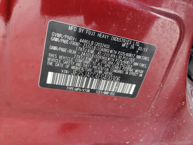 Photo 9 VIN: JF2SJACC4EG400306 - SUBARU FORESTER 2 