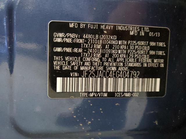 Photo 12 VIN: JF2SJACC4EG404792 - SUBARU FORESTER 