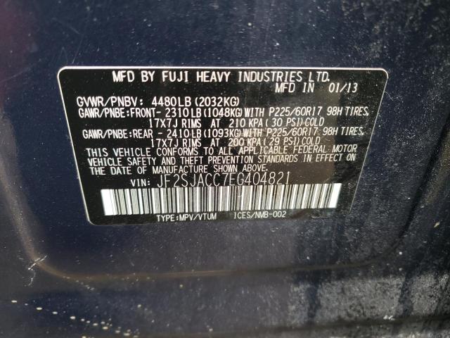 Photo 9 VIN: JF2SJACC7EG404821 - SUBARU FORESTER 2 