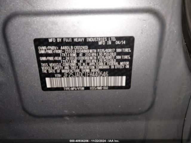 Photo 8 VIN: JF2SJADC1FH440546 - SUBARU FORESTER 