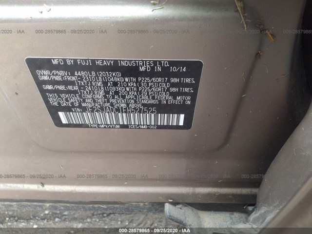 Photo 8 VIN: JF2SJADC1FH527525 - SUBARU FORESTER 