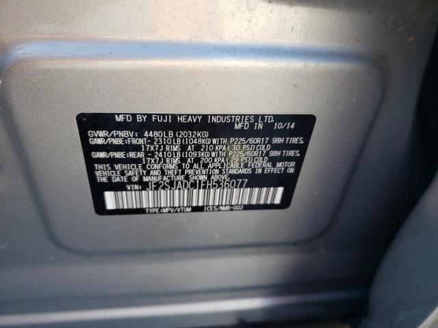 Photo 11 VIN: JF2SJADC1FH536077 - SUBARU FORESTER 2 