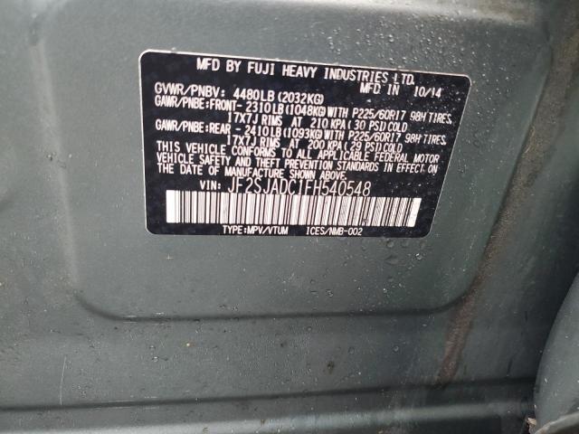 Photo 12 VIN: JF2SJADC1FH540548 - SUBARU FORESTER 2 