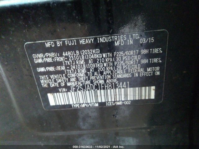 Photo 8 VIN: JF2SJADC1FH813441 - SUBARU FORESTER 