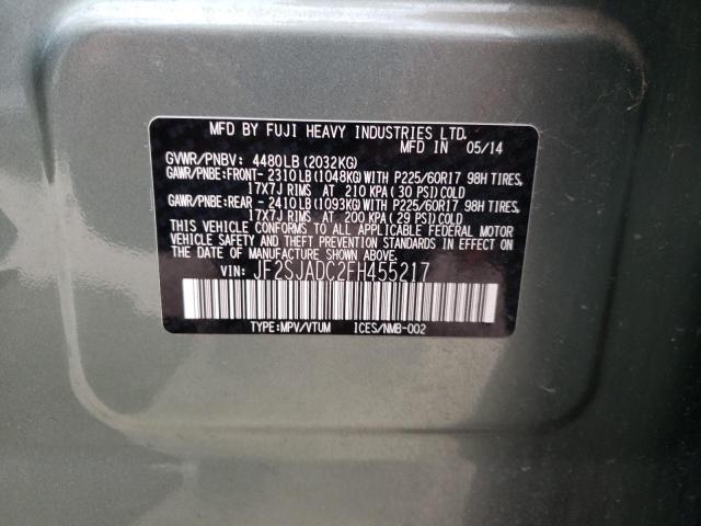 Photo 9 VIN: JF2SJADC2FH455217 - SUBARU FORESTER 2 