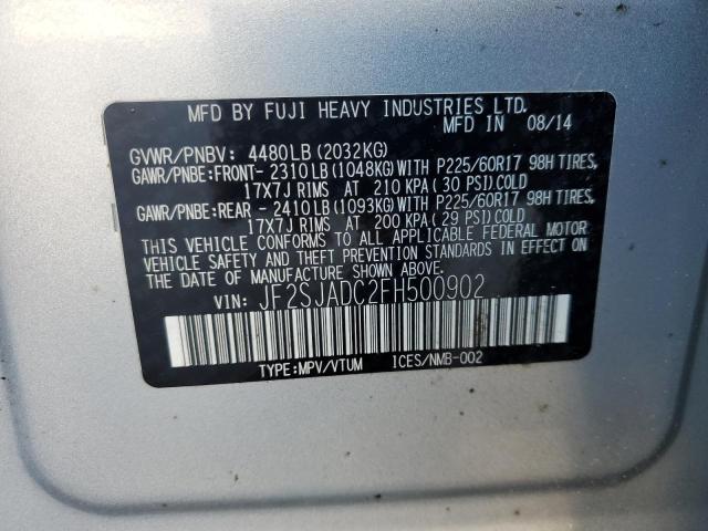 Photo 13 VIN: JF2SJADC2FH500902 - SUBARU FORESTER 2 