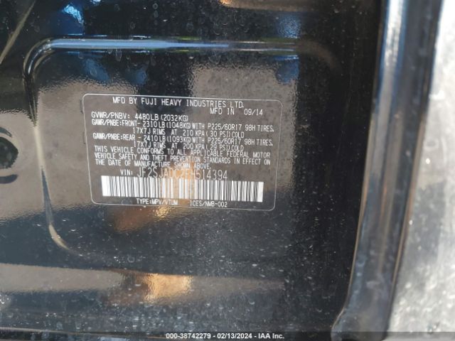 Photo 8 VIN: JF2SJADC2FH514394 - SUBARU FORESTER 