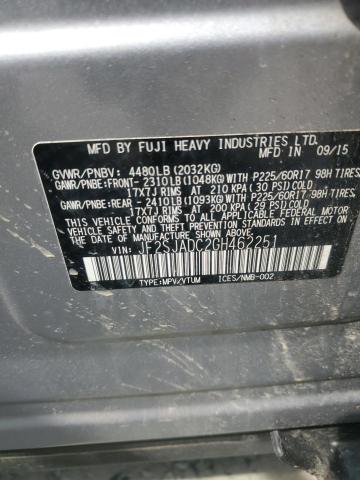 Photo 12 VIN: JF2SJADC2GH462251 - SUBARU FORESTER 2 