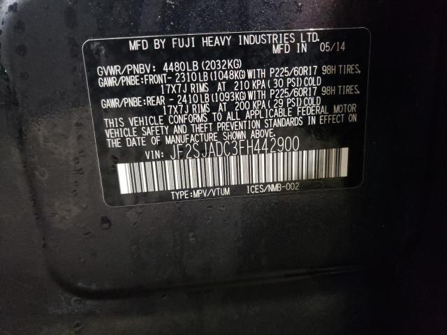 Photo 9 VIN: JF2SJADC3FH442900 - SUBARU FORESTER 2 