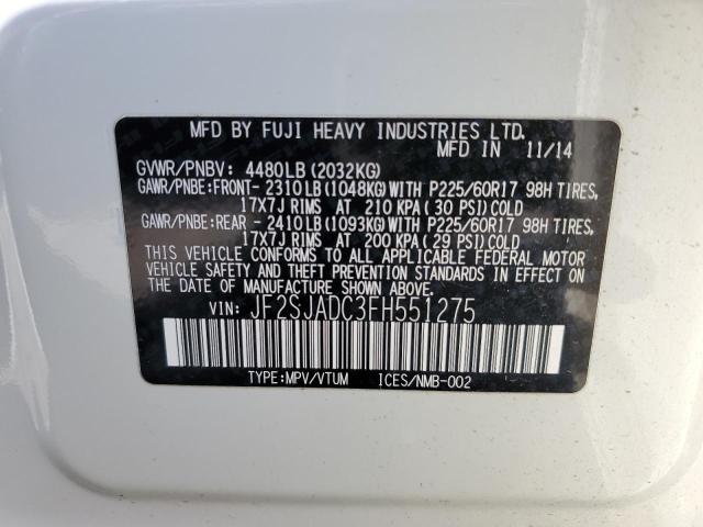 Photo 13 VIN: JF2SJADC3FH551275 - SUBARU FORESTER 