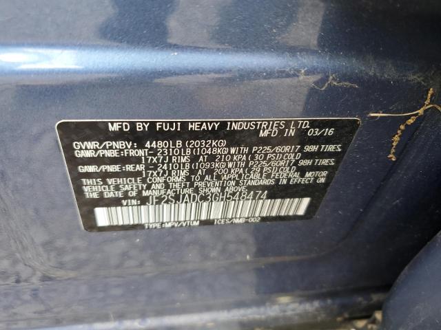 Photo 12 VIN: JF2SJADC3GH548474 - SUBARU FORESTER 2 