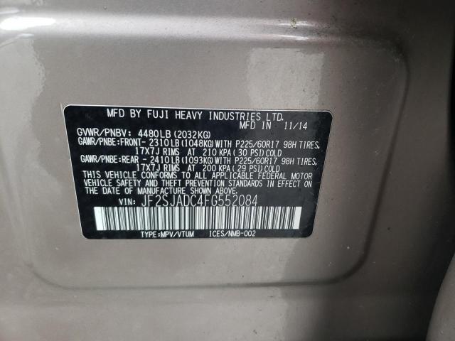 Photo 11 VIN: JF2SJADC4FG552084 - SUBARU FORESTER 2 