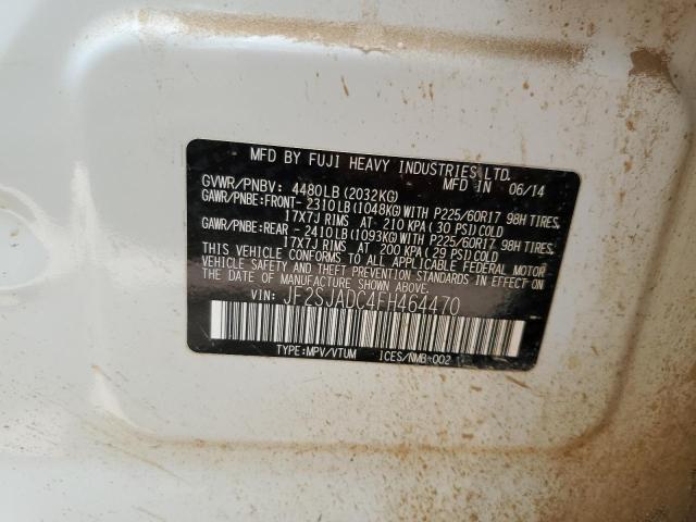 Photo 11 VIN: JF2SJADC4FH464470 - SUBARU FORESTER 2 