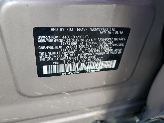 Photo 12 VIN: JF2SJADC4FH828466 - SUBARU FORESTER 2 