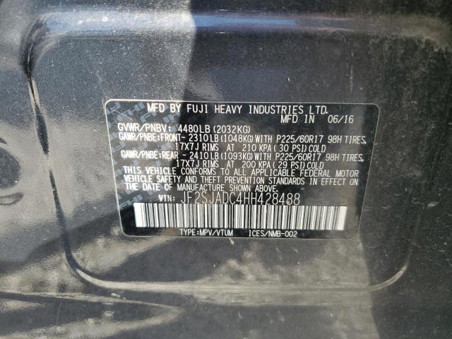 Photo 12 VIN: JF2SJADC4HH428488 - SUBARU FORESTER 2 