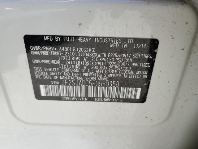 Photo 13 VIN: JF2SJADC5FG550358 - SUBARU FORESTER 