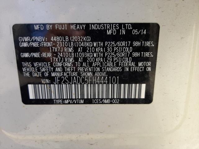 Photo 9 VIN: JF2SJADC5FH444101 - SUBARU FORESTER 2 