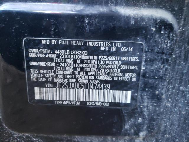 Photo 9 VIN: JF2SJADC5FH474439 - SUBARU FORESTER 2 