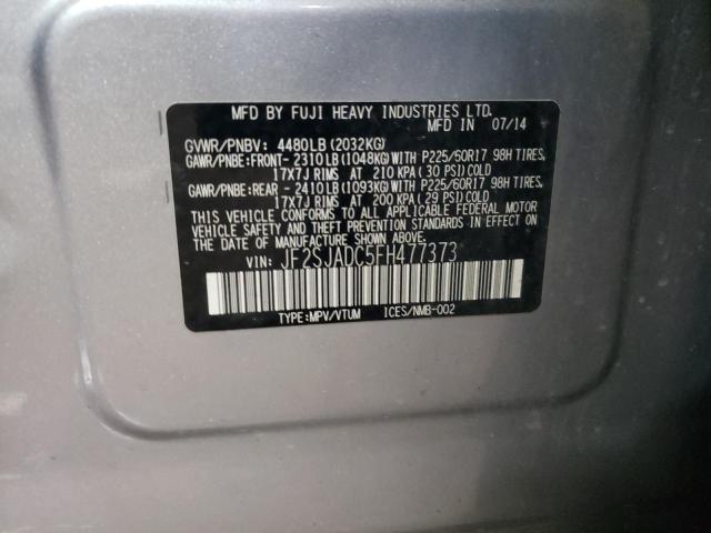 Photo 12 VIN: JF2SJADC5FH477373 - SUBARU FORESTER 