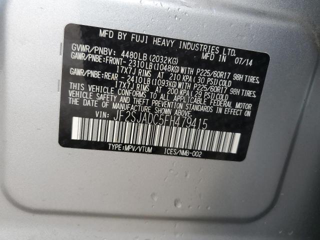 Photo 12 VIN: JF2SJADC5FH479415 - SUBARU FORESTER 