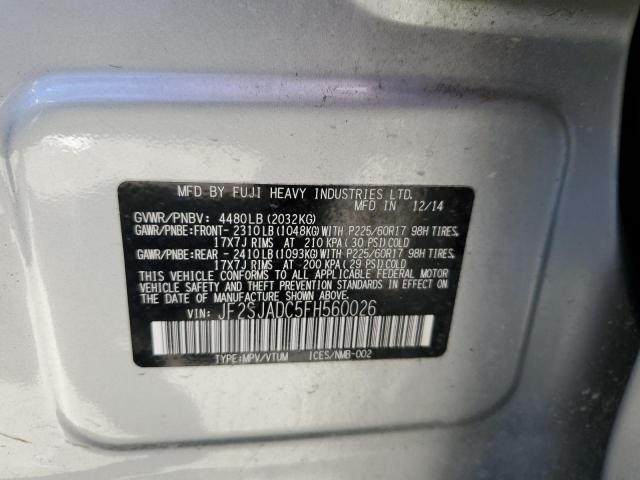 Photo 11 VIN: JF2SJADC5FH560026 - SUBARU FORESTER 2 