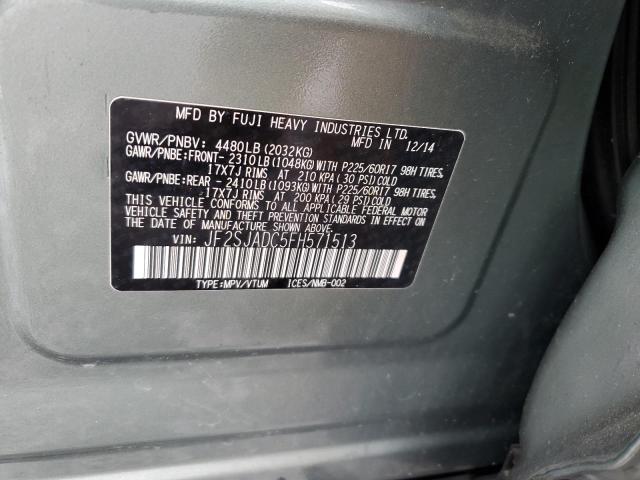 Photo 12 VIN: JF2SJADC5FH571513 - SUBARU FORESTER 2 