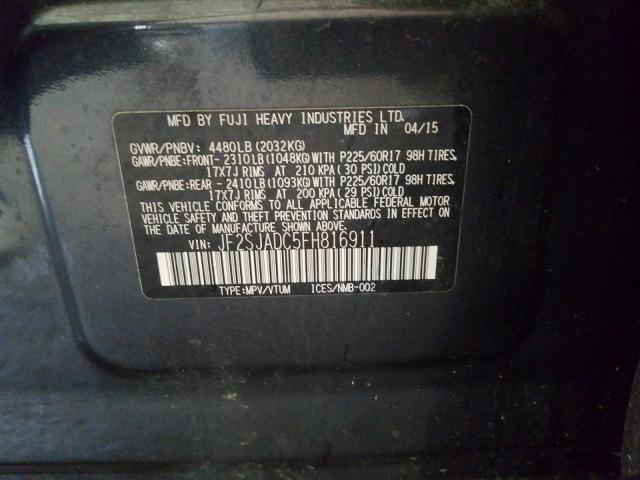 Photo 9 VIN: JF2SJADC5FH816911 - SUBARU FORESTER 2 