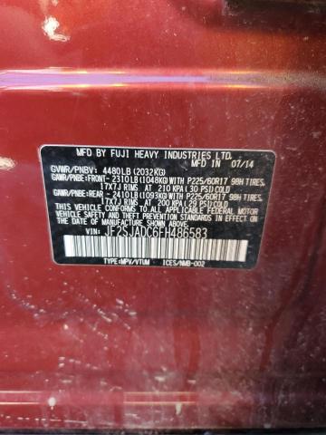 Photo 12 VIN: JF2SJADC6FH486583 - SUBARU FORESTER 2 