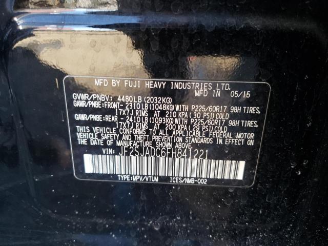 Photo 12 VIN: JF2SJADC6FH841221 - SUBARU FORESTER 2 