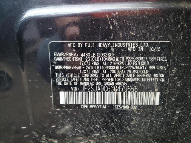 Photo 11 VIN: JF2SJADC6GG479656 - SUBARU FORESTER 2 