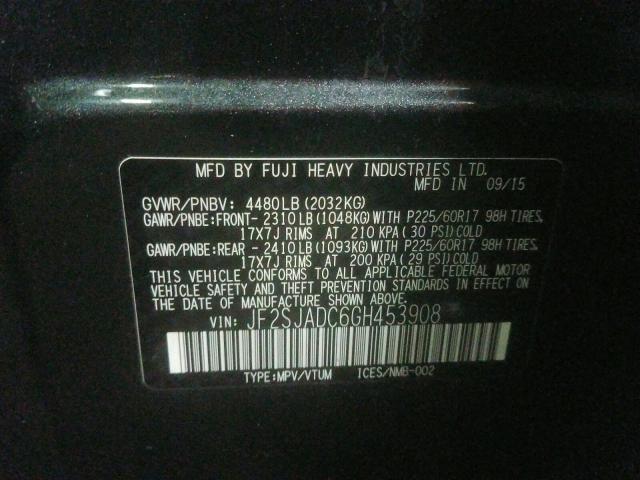 Photo 9 VIN: JF2SJADC6GH453908 - SUBARU FORESTER 2 