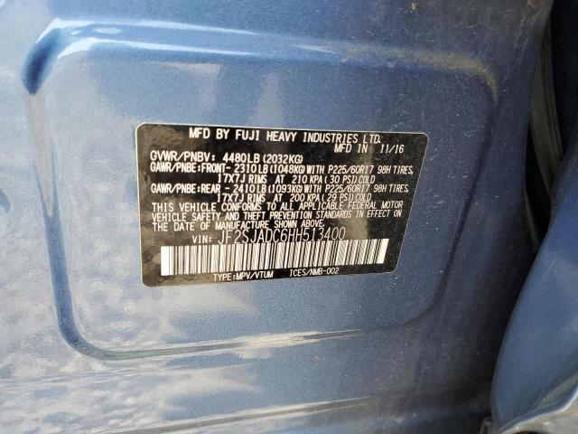 Photo 12 VIN: JF2SJADC6HH513400 - SUBARU FORESTER 